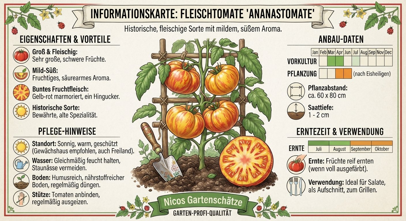 Fleischtomate Ananastomate