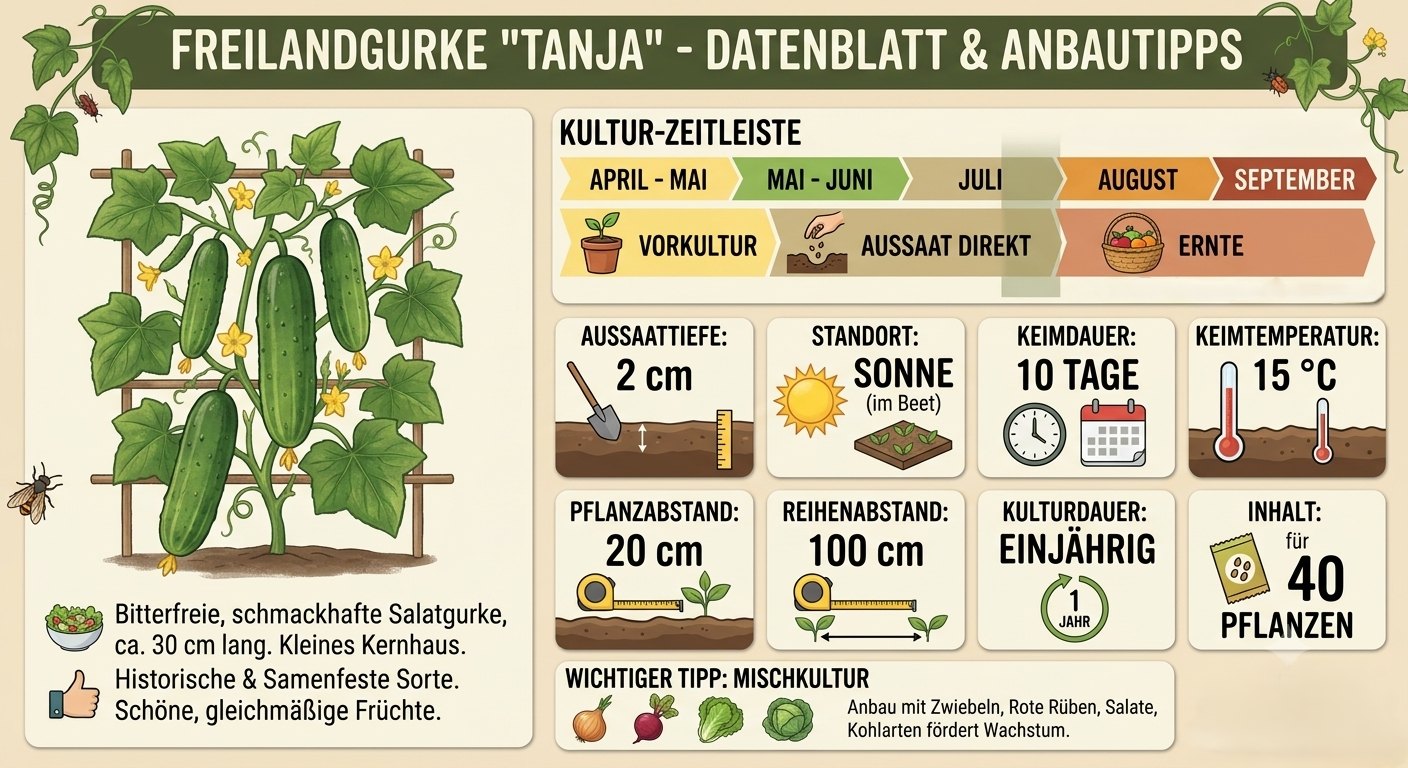 Freilandgurke Tanja