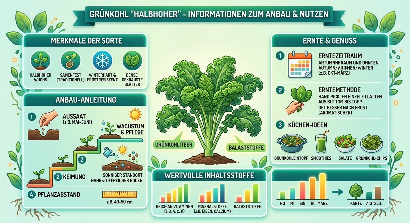 Grünkohl Halbhoher