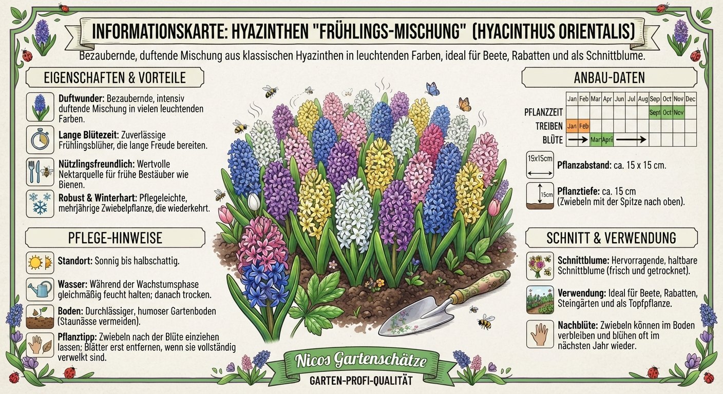Hyazinthen Mischung (5 Stück)