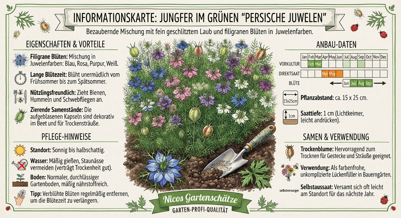 Jungfer Im Grünen Persische Juwelen
