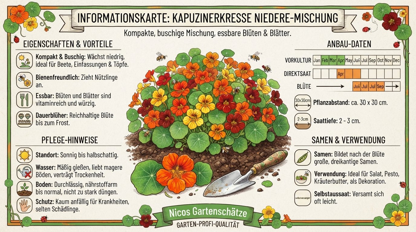 Kapuzinerkresse Niedrige Mischung