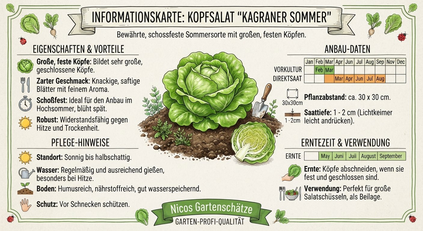 Kopfsalat Kagraner Sommer