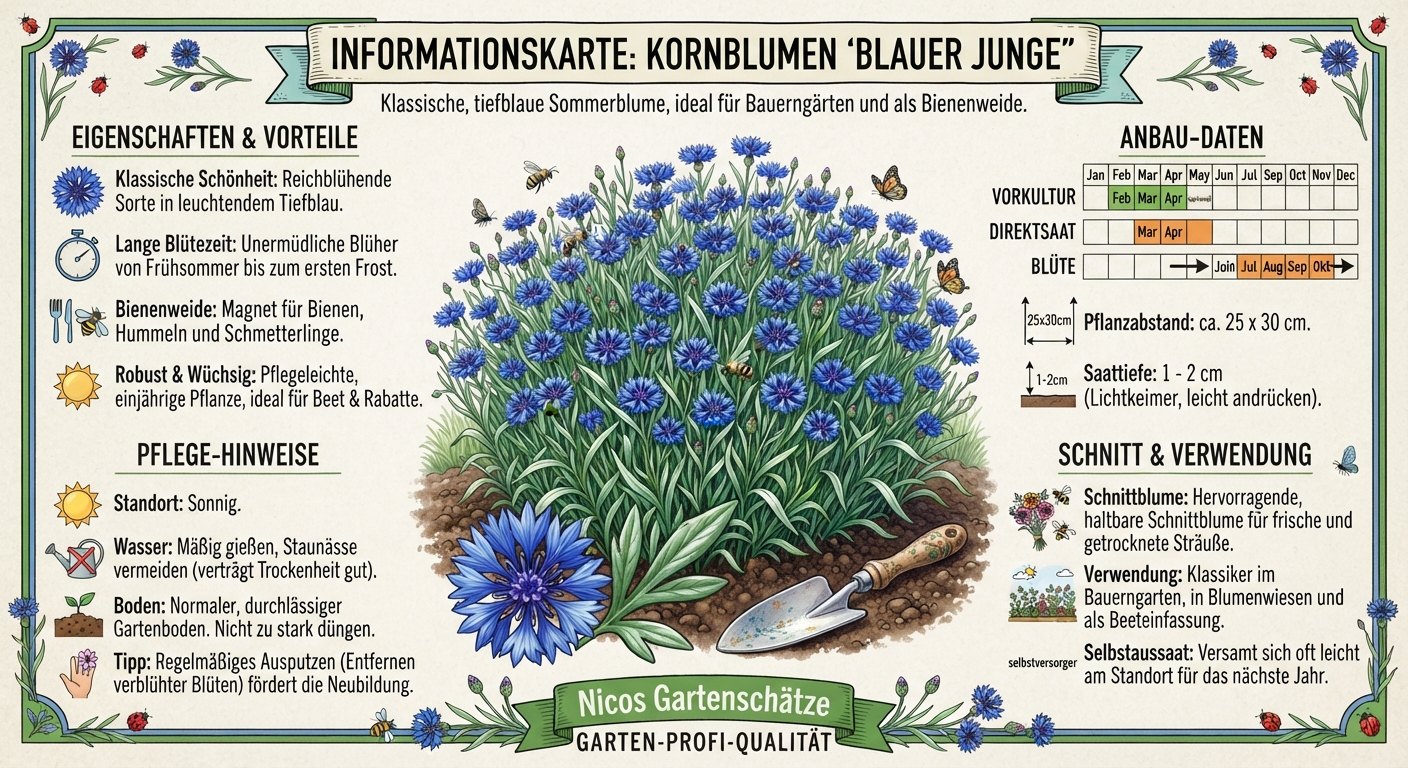 Kornblumen Blauer Junge