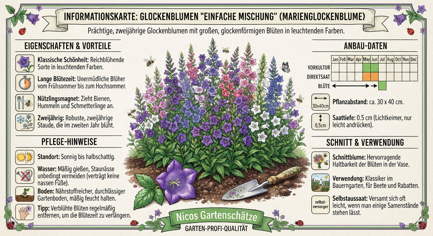 Glockenblume Einfache Mischung