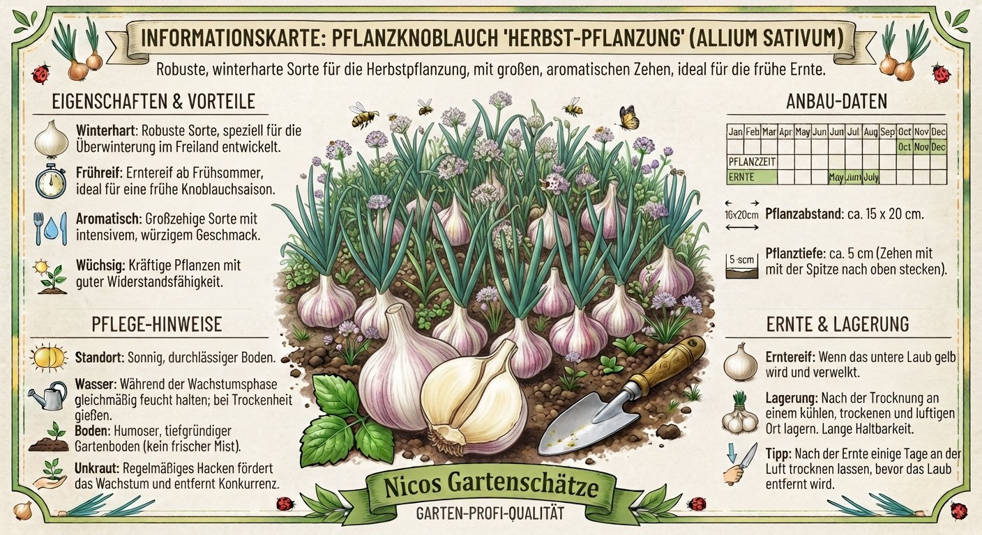 Pflanzknoblauch Herbstpflanzung (100 g)