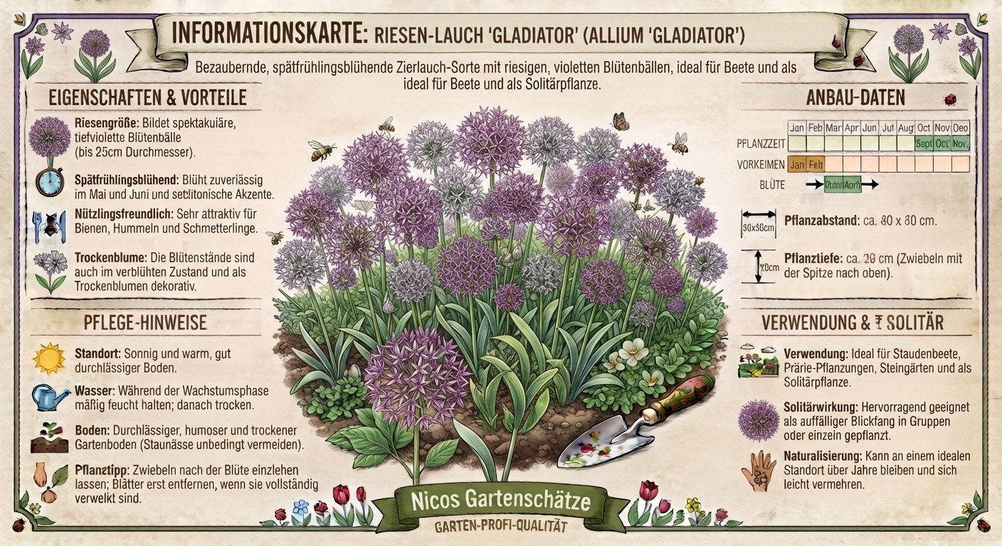 Allium Gladiator Riesenlauch (1 Stück)