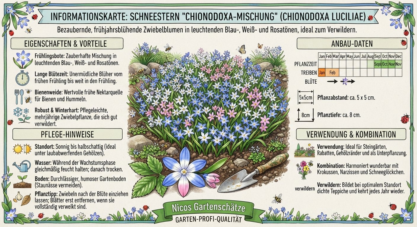 Chionodoxa Schneestern Mischung (25 Stück)