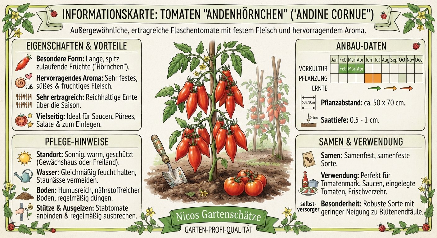 Andenhorn Tomate Andine Cornue
