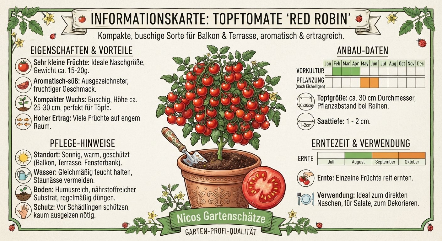 Topftomate Red Robin