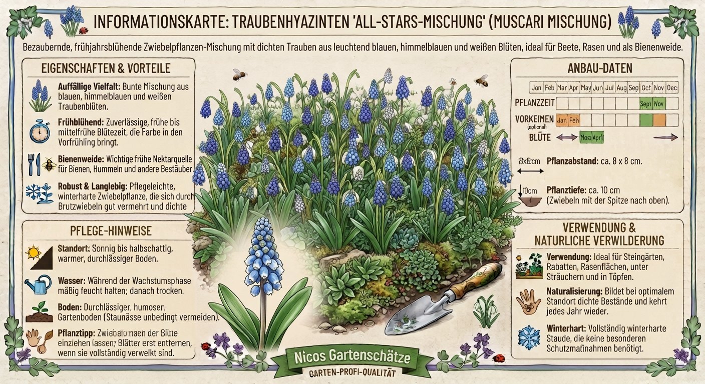 Muscari Traubenhyazinthe (25 Stück)