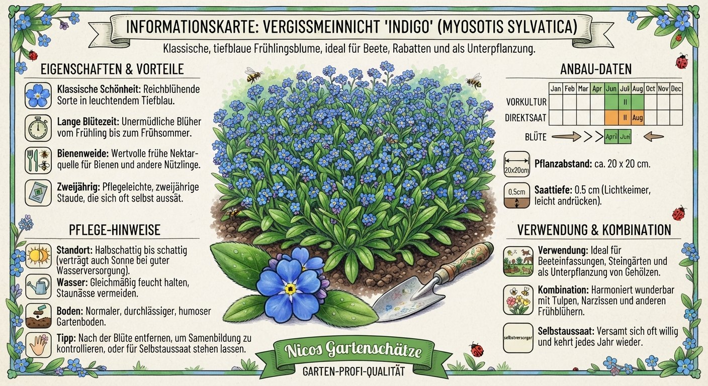 Vergissmeinnicht Indigo