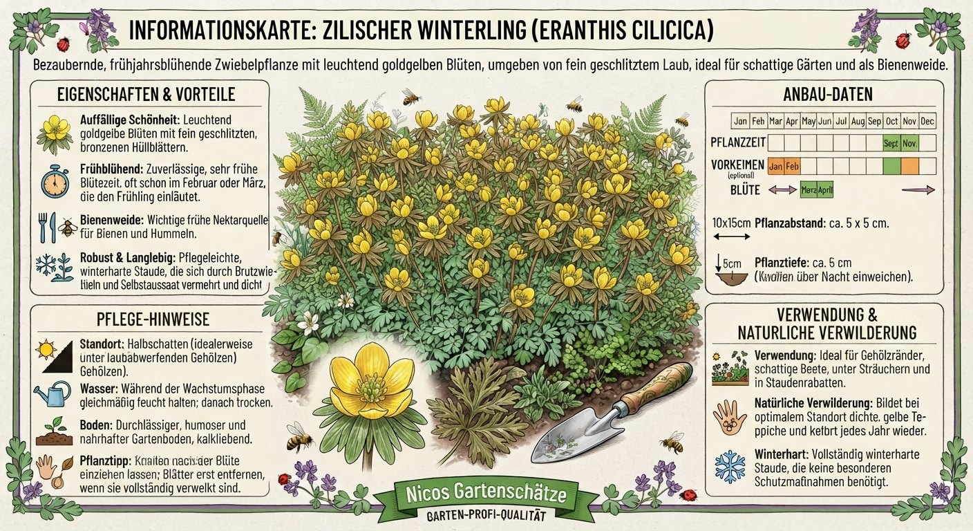 Eranthis cilicica Winterling (25 Stück)